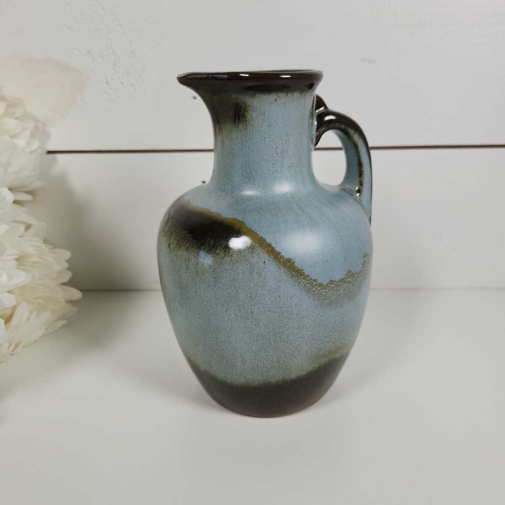 Vintage Frankoma Water Pitcher #8  Woodland Moss Glaze 6.75" | Pitcher Vase